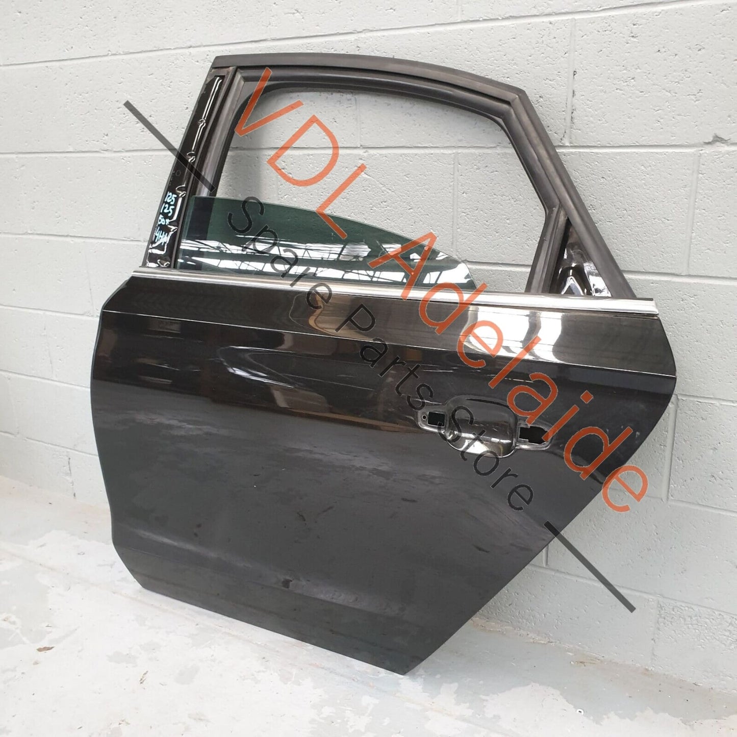 Audi A8 4H 2010-2017 Rear Left Door Shell Panel w Glass Havanna Black 4J4J 4H0833051C