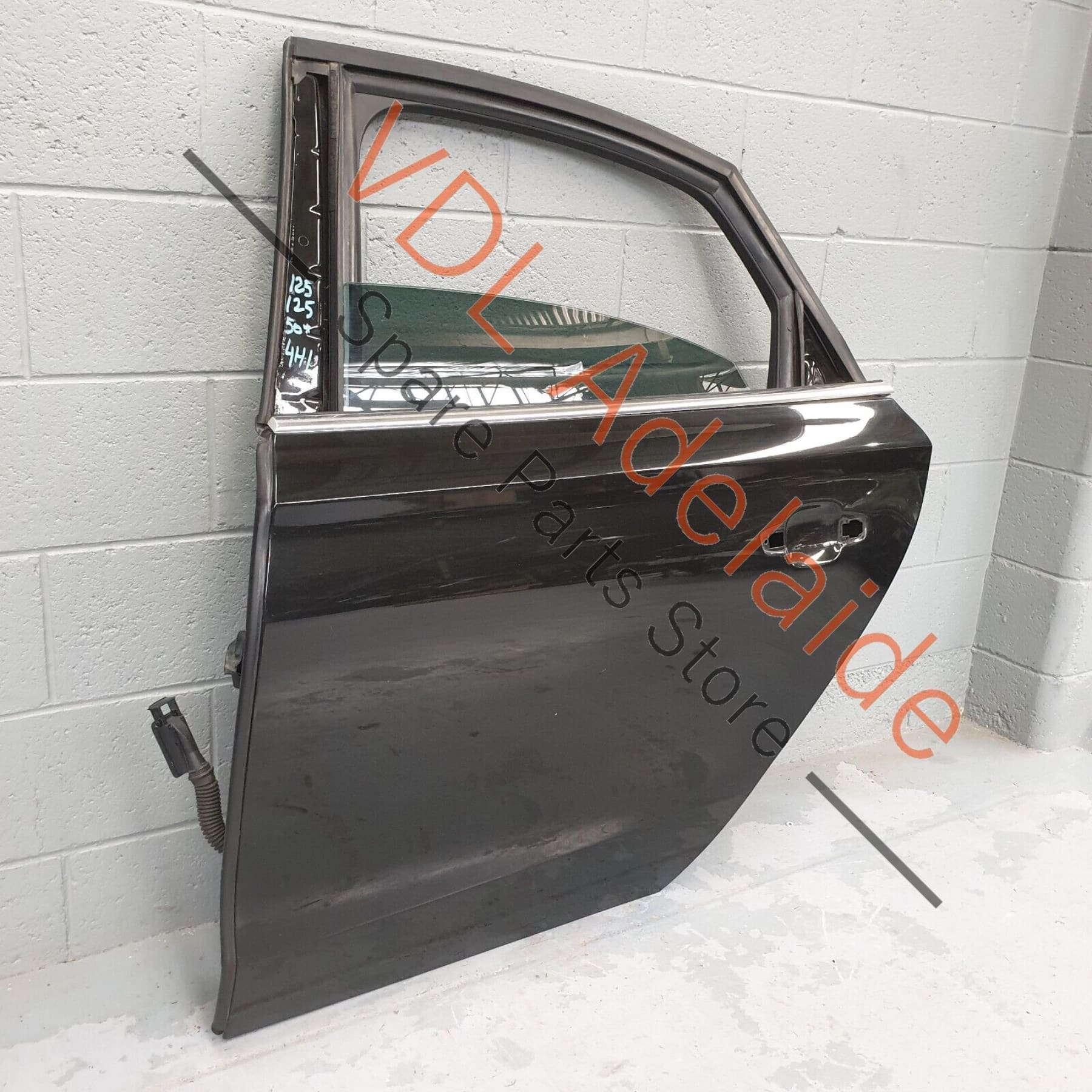 Audi A8 4H 2010-2017 Rear Left Door Shell Panel w Glass Havanna Black 4J4J 4H0833051C