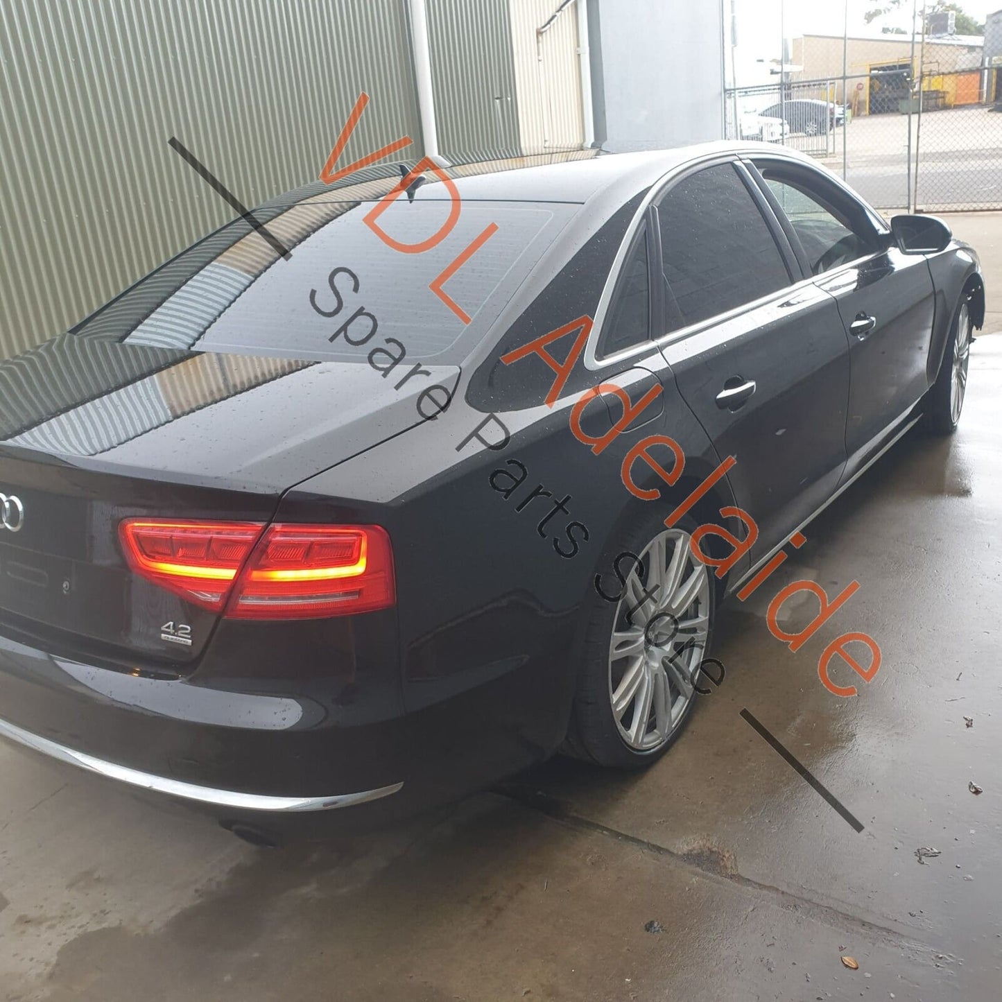 Audi A8 4H 2010-2017 Front Left Door Shell Panel w Glass Havanna Black 4J4J 4H0831051B