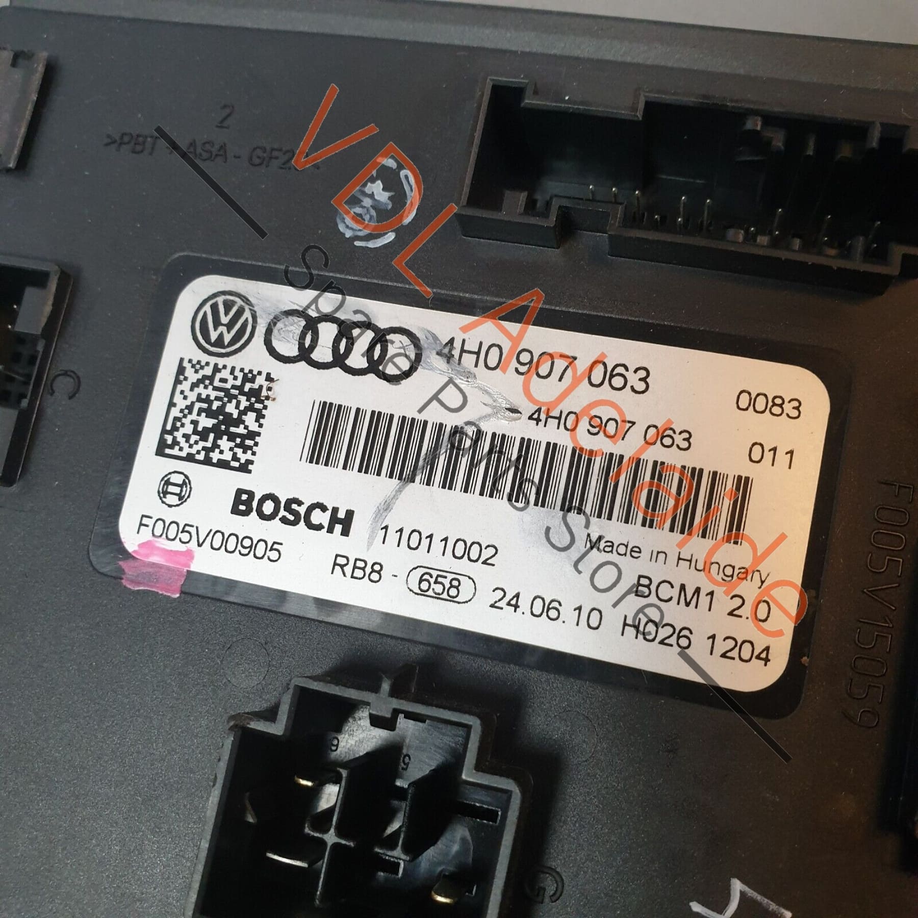 Audi A8 4H Central Convenience BCM Control Unit 4H0907063CG 4H0907063CG