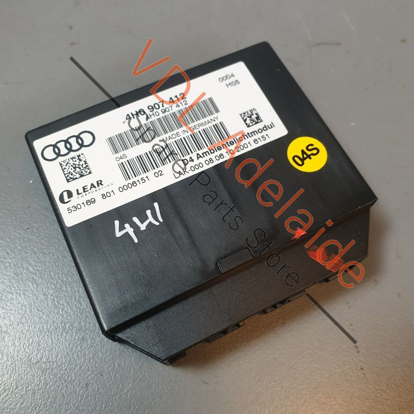 Audi A8 4H Ambient Lighting Module Convenience System Controller Module 4H0907412
