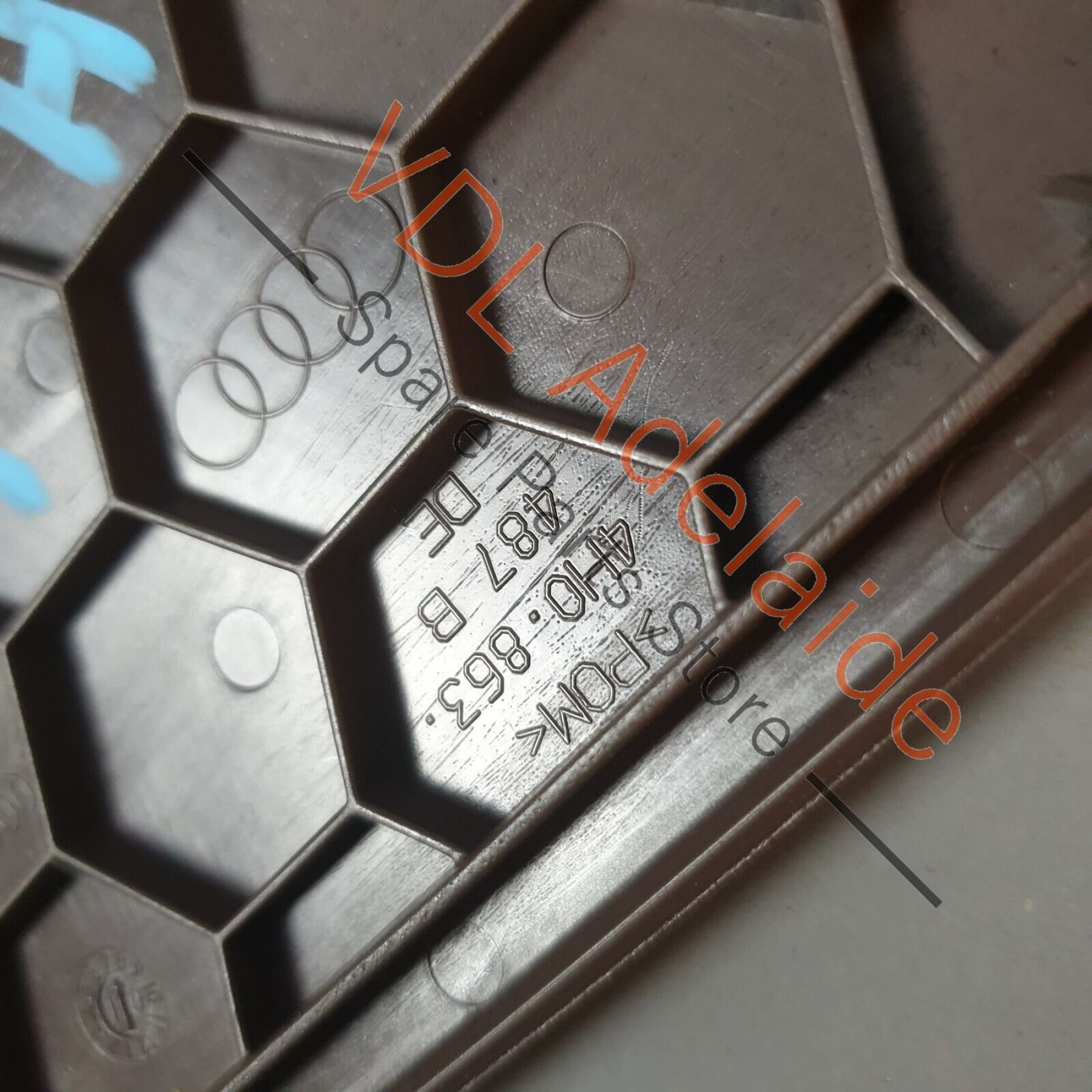 Audi A8 4H Rear Parcel Tray Speaker Cover Trim Bass LHS Left 4H0863487B  DC1 4H0863487B