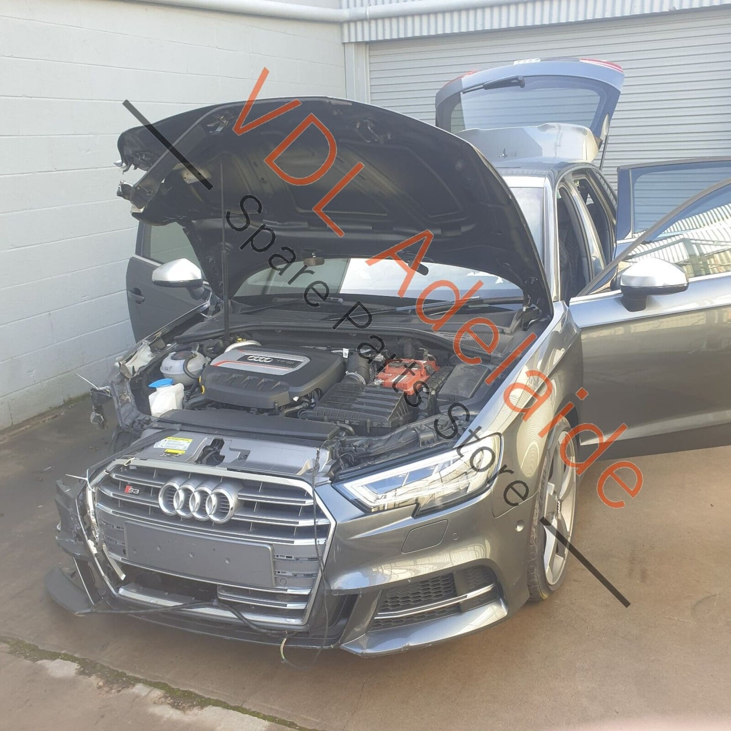 Audi S3 8V.5 Front Left Door Shell Panel Daytona Grey