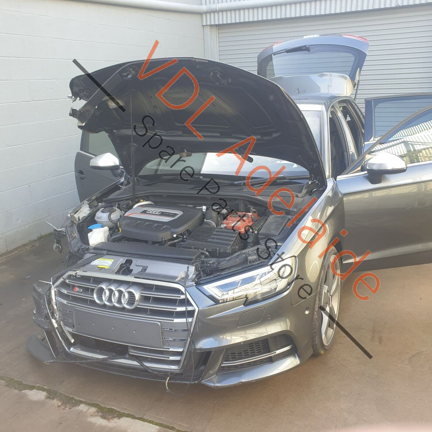 Audi S3 8V.5 Rear Left Door Shell Panel Daytona Grey