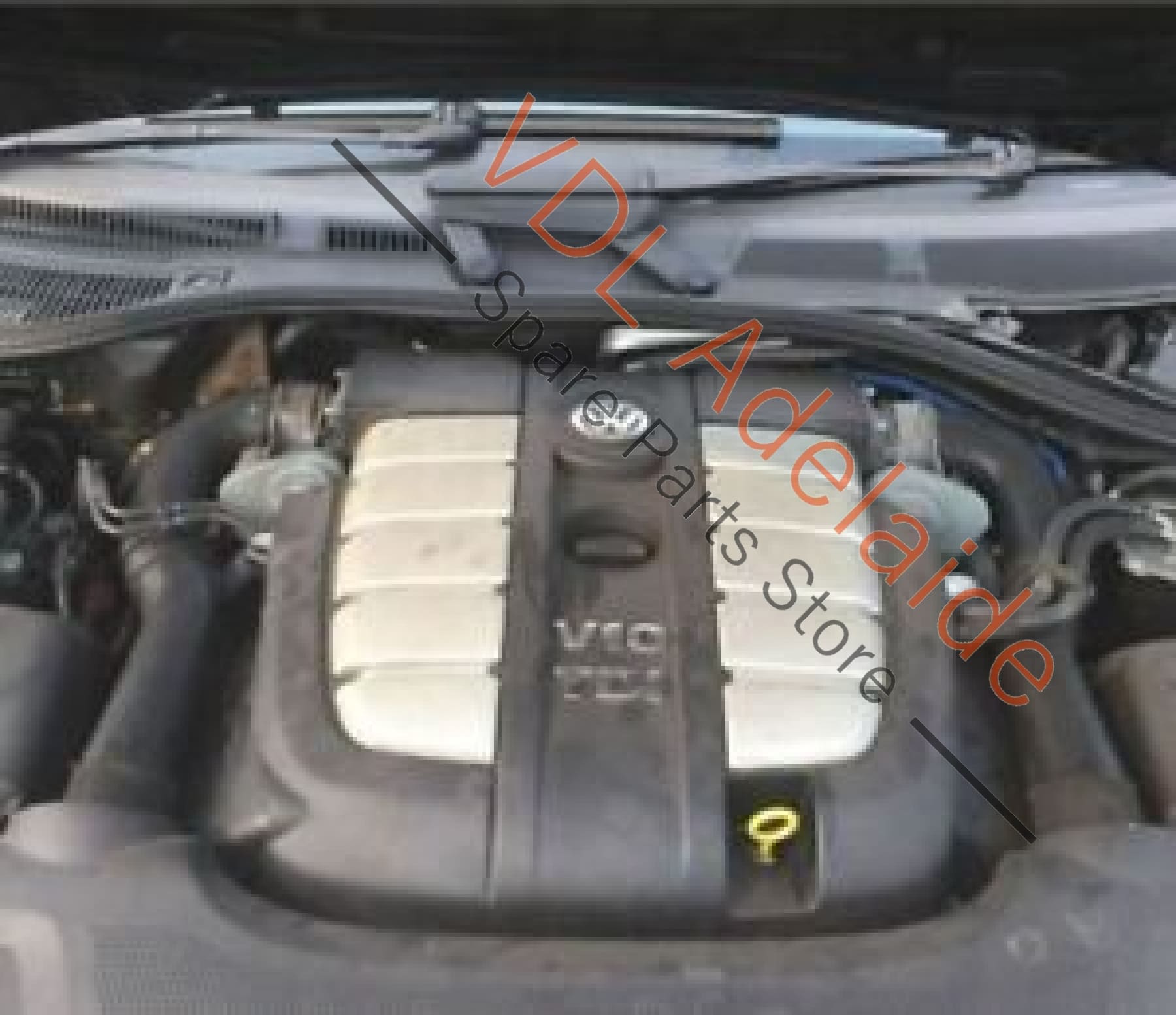 VW Touareg V10 7L Rear Left Door Trim Insert Brushed Aluminium 7L6868085F 7L6868085F