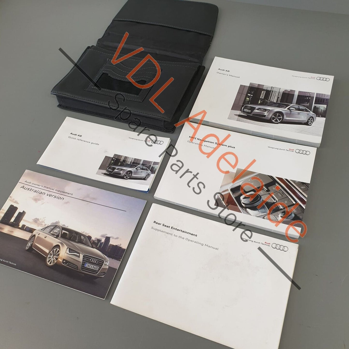 Audi A8 4H Owners Manual Books with Cover 