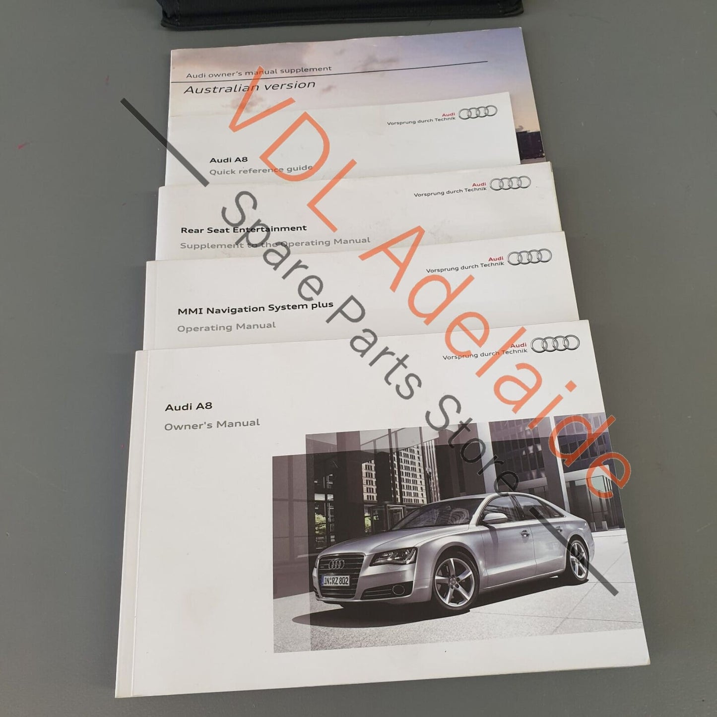 Audi A8 4H Owners Manual Books with Cover 