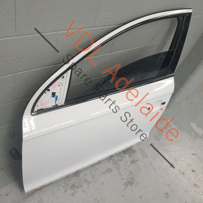 Audi Q7 6.0L V12 4L Front Left Door Shell Panel Incl Glass 2Y2Y White 4L0831051A