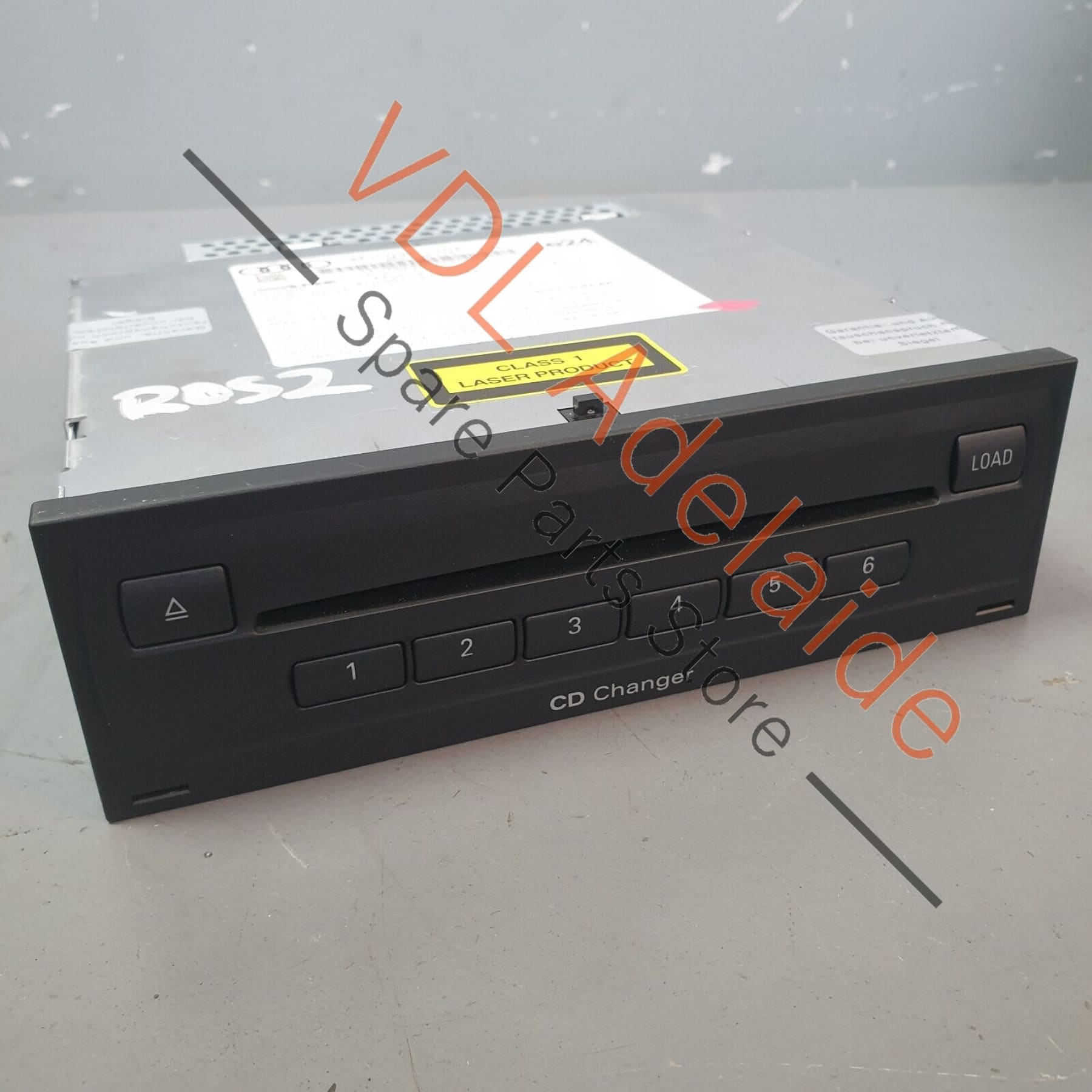 Audi Q7 6.0L V12 4L Glovebox Mounted MMI CD Changer 6 Disc 4F0057110A 4F0035110A 4F0057110A