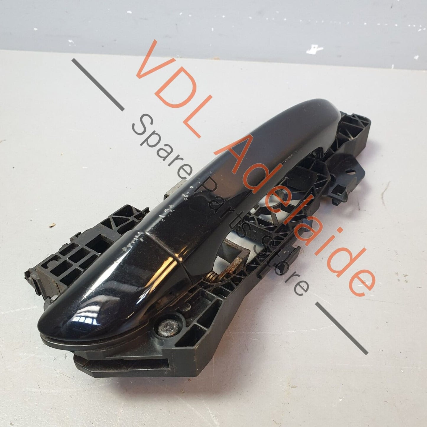 VW R36 Passat 3C B6 Rear Right Exterior Door Handle 3C0837206 Deep Black 3C0837206