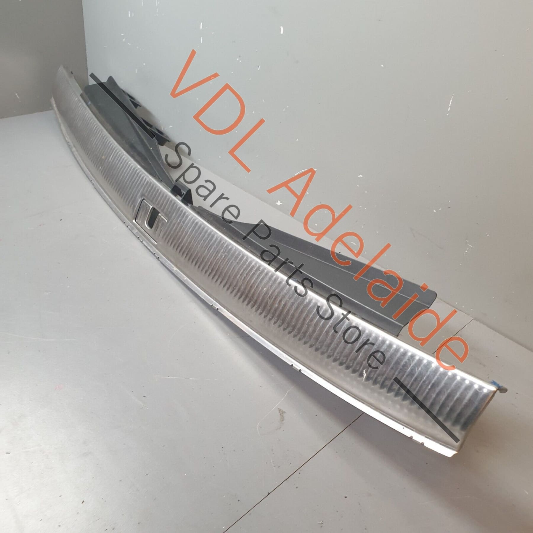 Audi Q7 6.0L V12 4L Rear Boot Trunk Cargo Loading Protection Strip Trim Chrome 4L0864483A