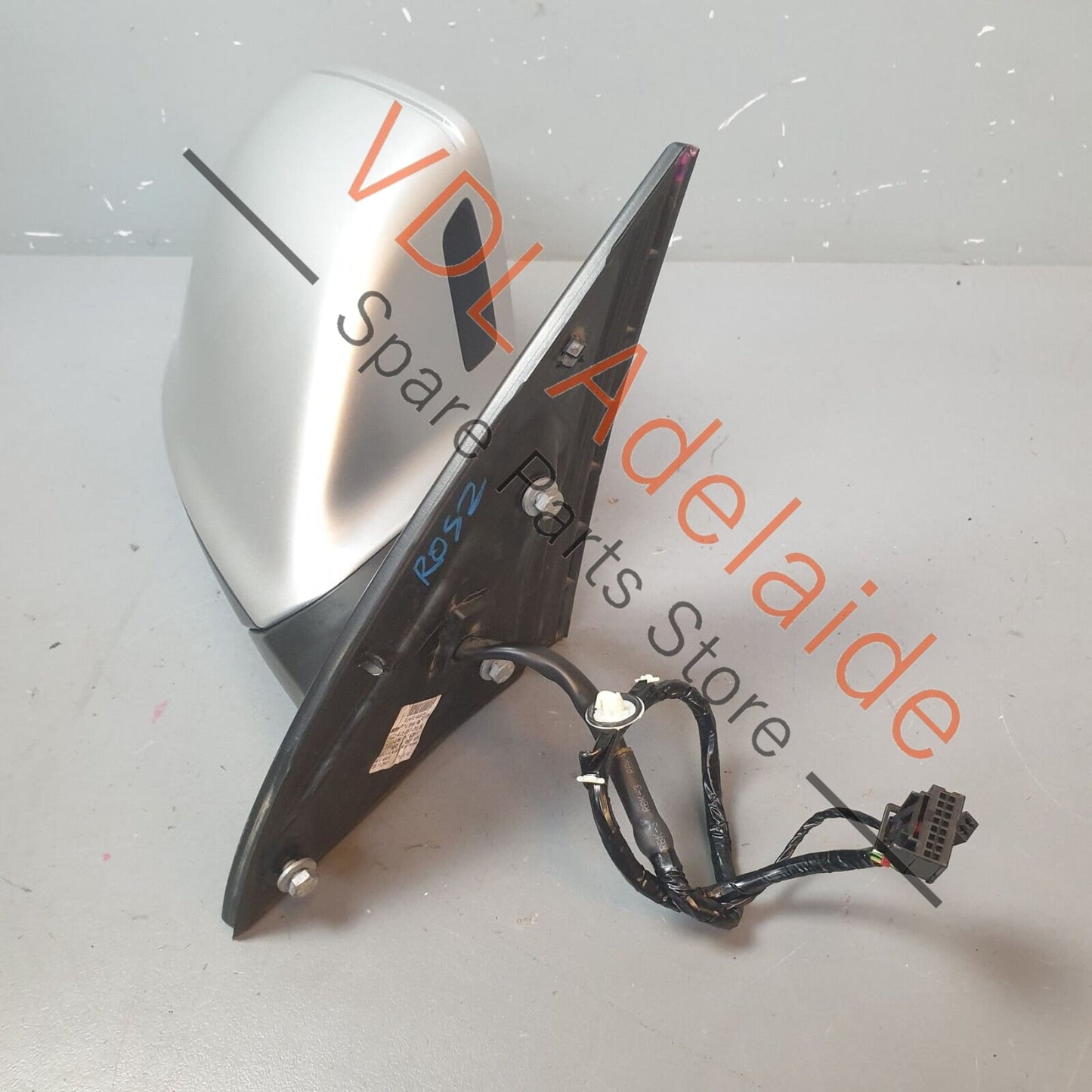 Audi Q7 4L Complete Right Side View Exterior Folding Wing Mirror Matt Silver 4L2857410BF01C