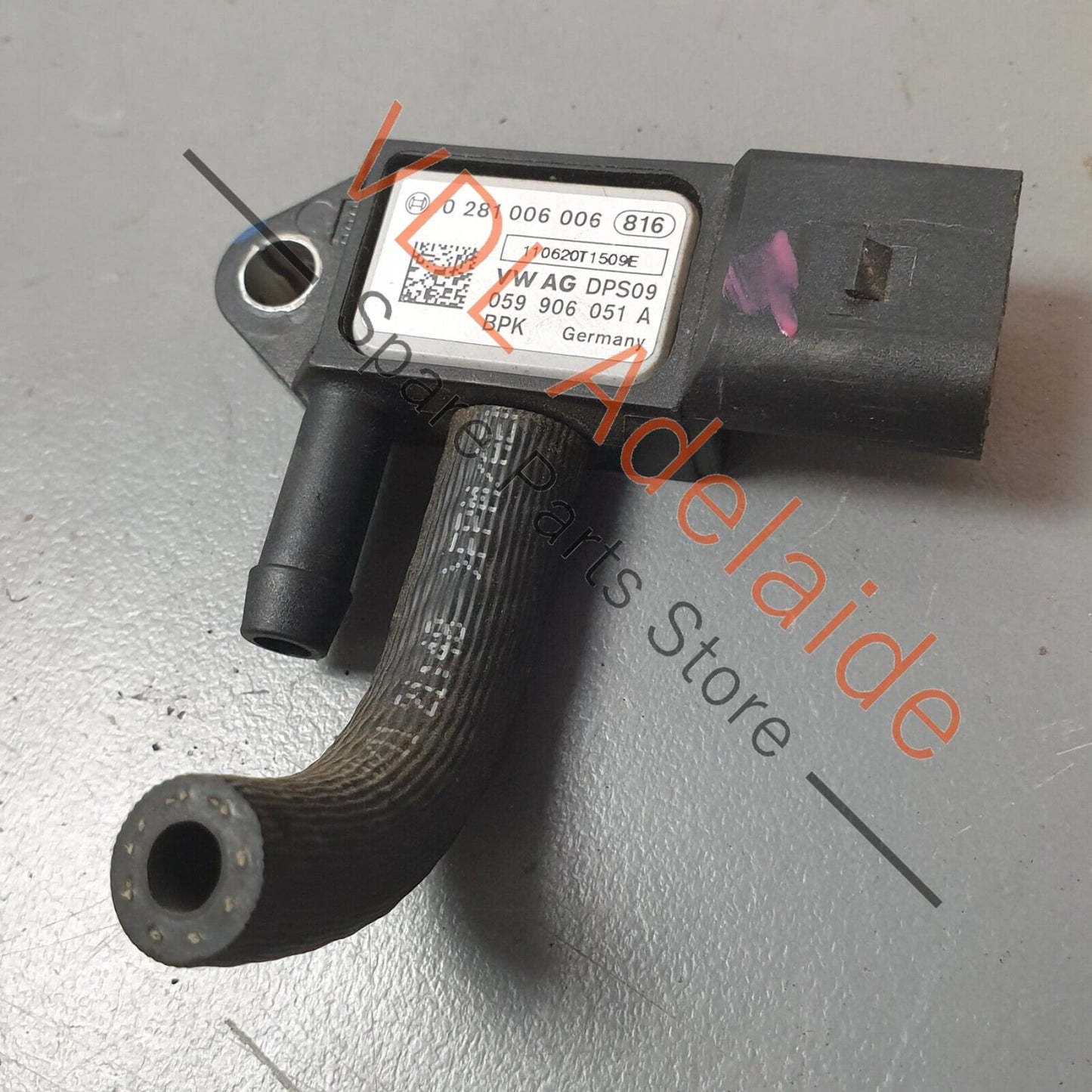 Audi Q7 6.0L V12 4L Exhaust Gas Pressure Difference Sender for DPF 059906051A 059906051A