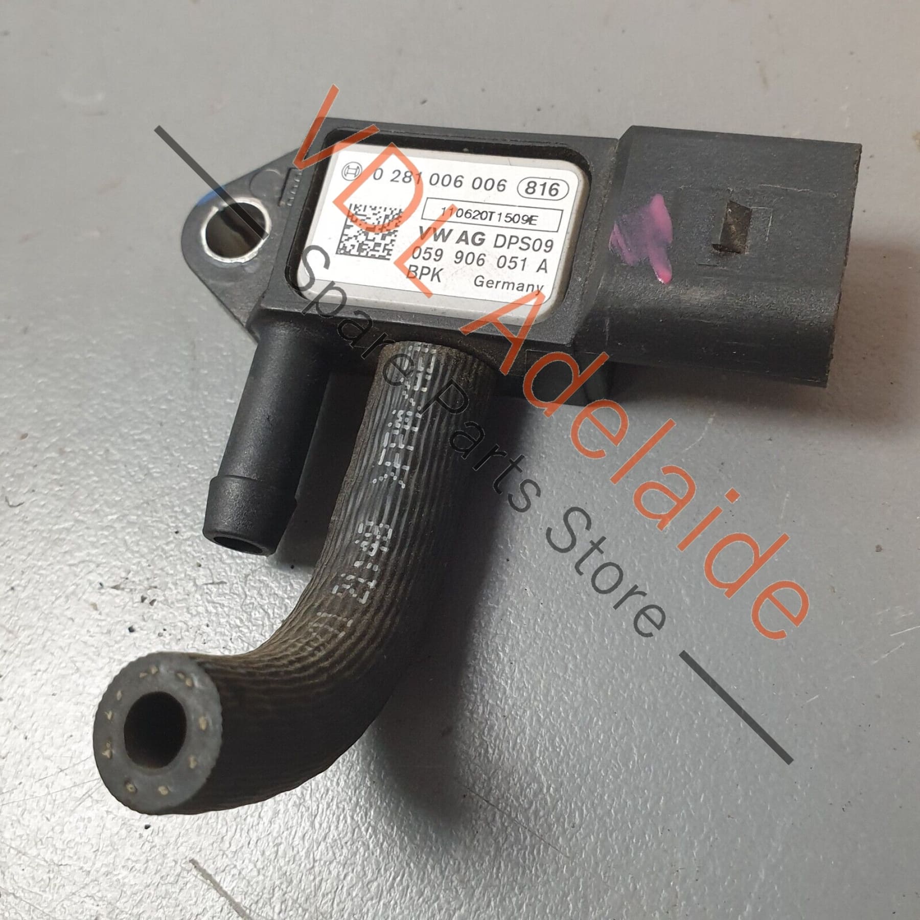 Audi Q7 6.0L V12 4L Exhaust Gas Pressure Difference Sender for DPF 059906051A 059906051A
