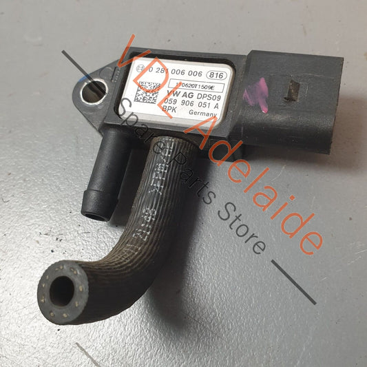 Audi Q7 6.0L V12 4L Exhaust Gas Pressure Difference Sender for DPF 059906051A 059906051A