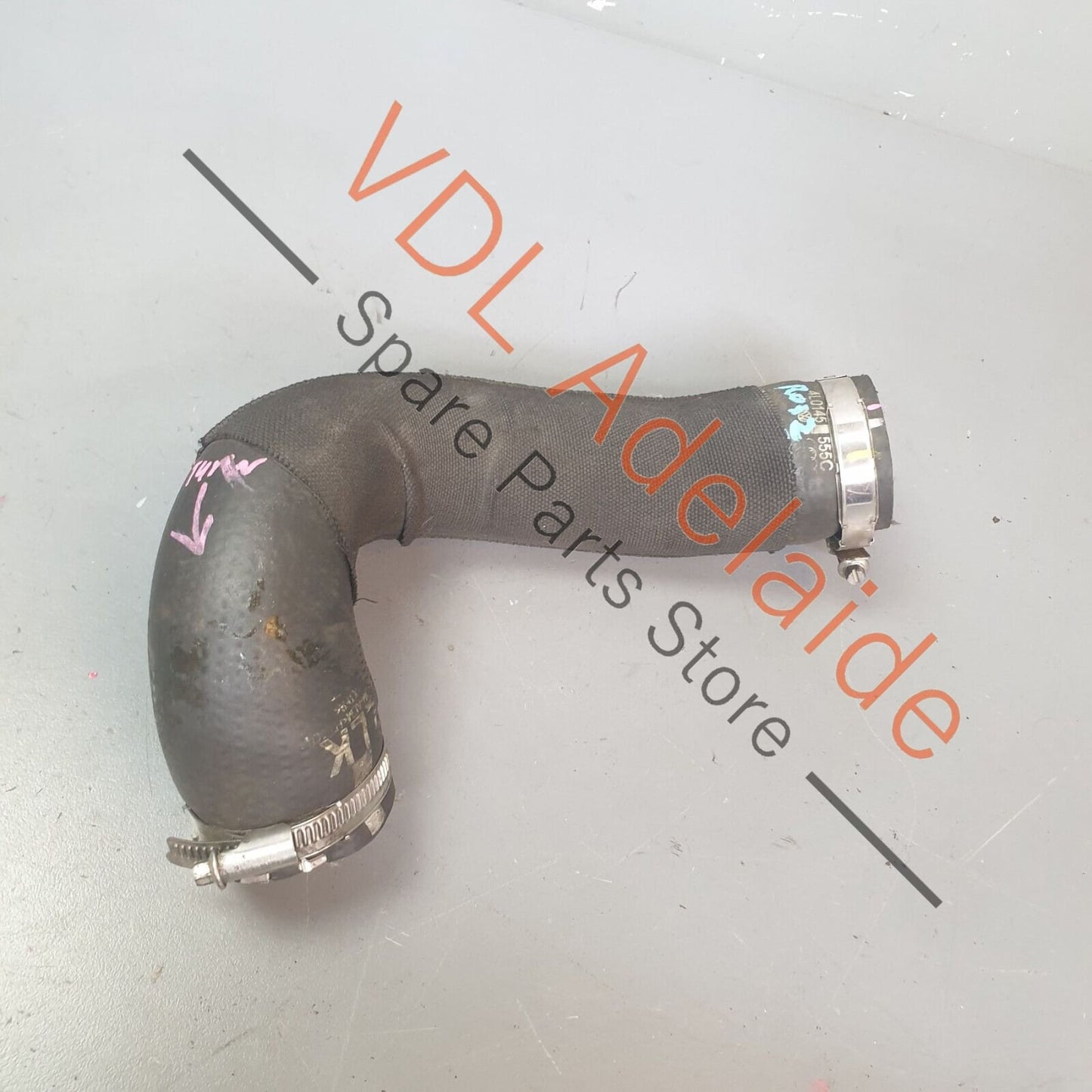 Audi Q7 6.0L V12 4L Left Upper Intercooler Pressure Hose Pipe 4L0145555C 4L0145555C