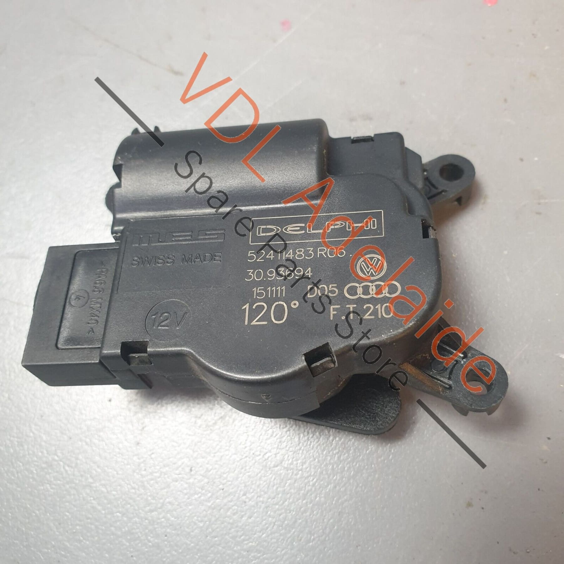 Audi Q7 6.0L V12 4L Right Temperature Regulating Flap Control Motor ...