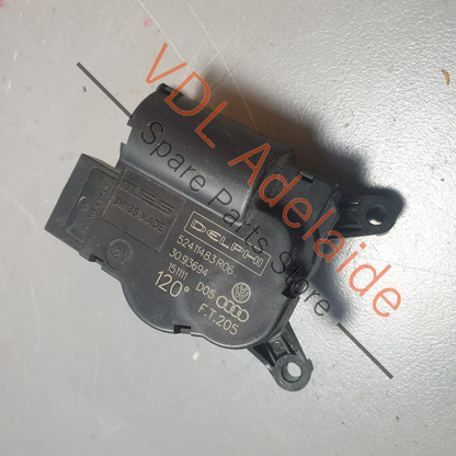 Audi Q7 6.0L V12 4L Left Temperature Regulating Flap Control Motor 7L0907512F 7L0907512F