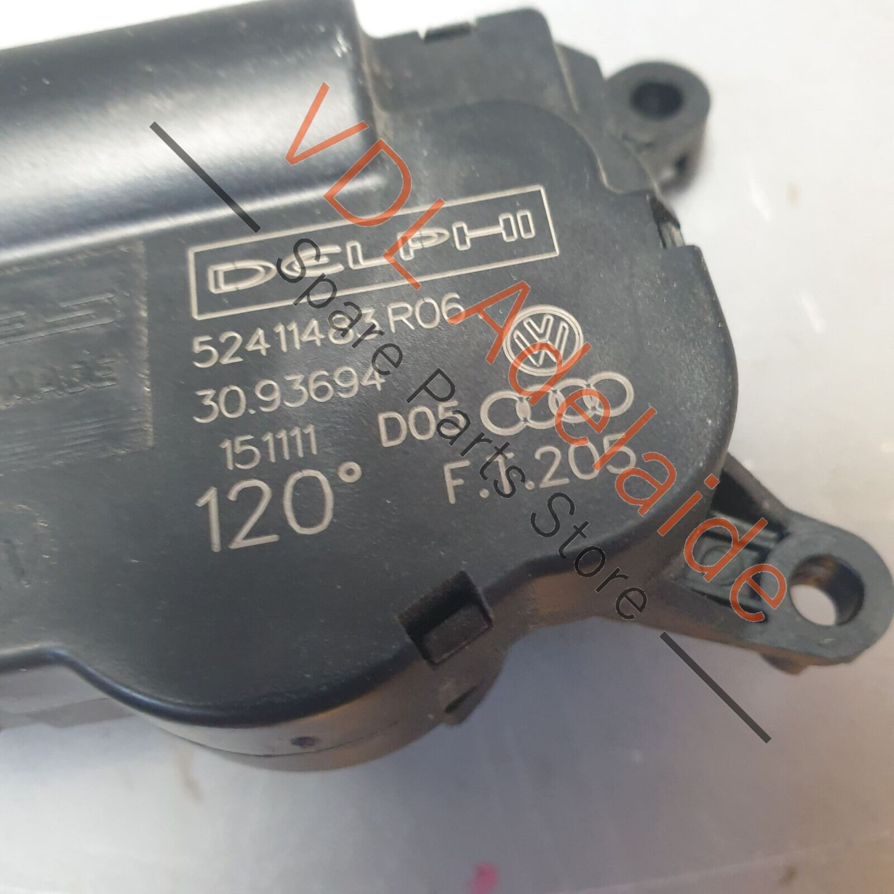 Audi Q7 6.0L V12 4L Left Temperature Regulating Flap Control Motor 7L0907512F 7L0907512F