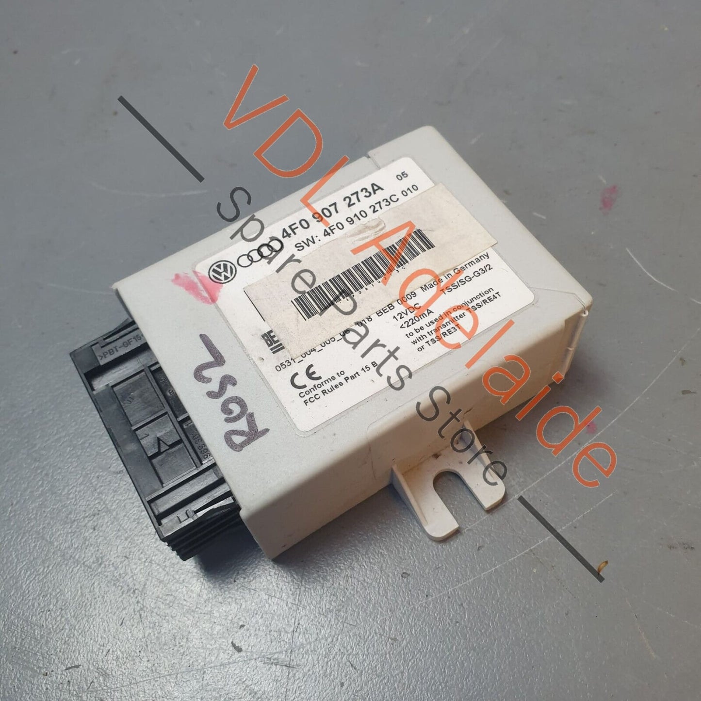 Audi Q7 6.0L V12 4L Control Unit Module for Tyre Pressure Control 4F0910273C 4F0910273C