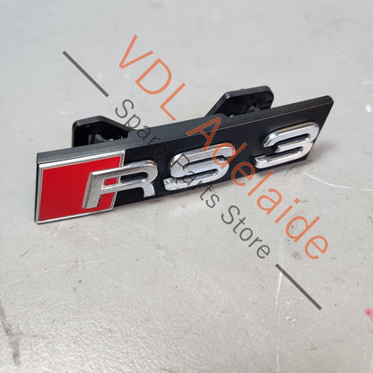 Genuine OEM Audi RS3 8V RS3 Grille Badge Emblem Inscription 8V4853736 2ZZ 8V4853736