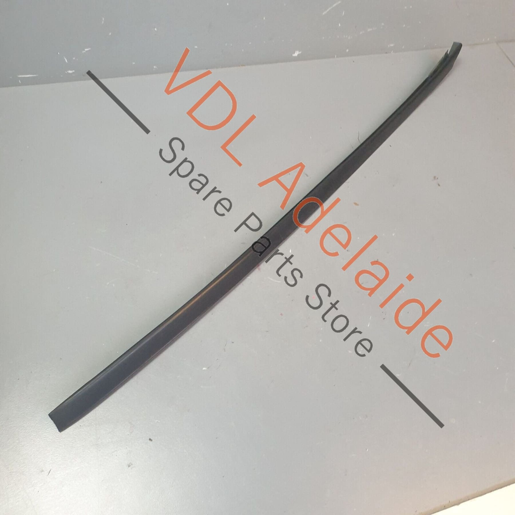 Genuine Audi Q7 (4MB/4MG) Water Deflector Strip, Satin Black, OEM 4M0854327B01C, Door Seal