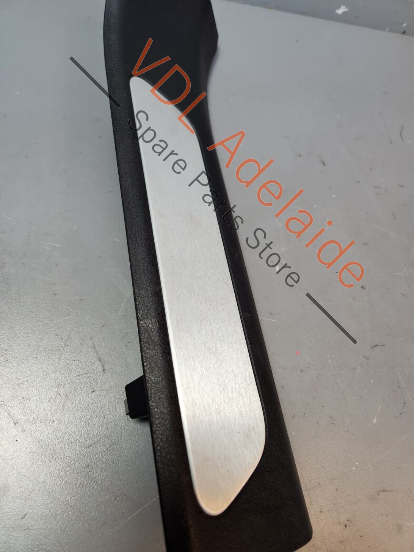 Porsche Panamera 971 Rear Right Door Tread Trim Sill Trim Strip Brushed Alloy