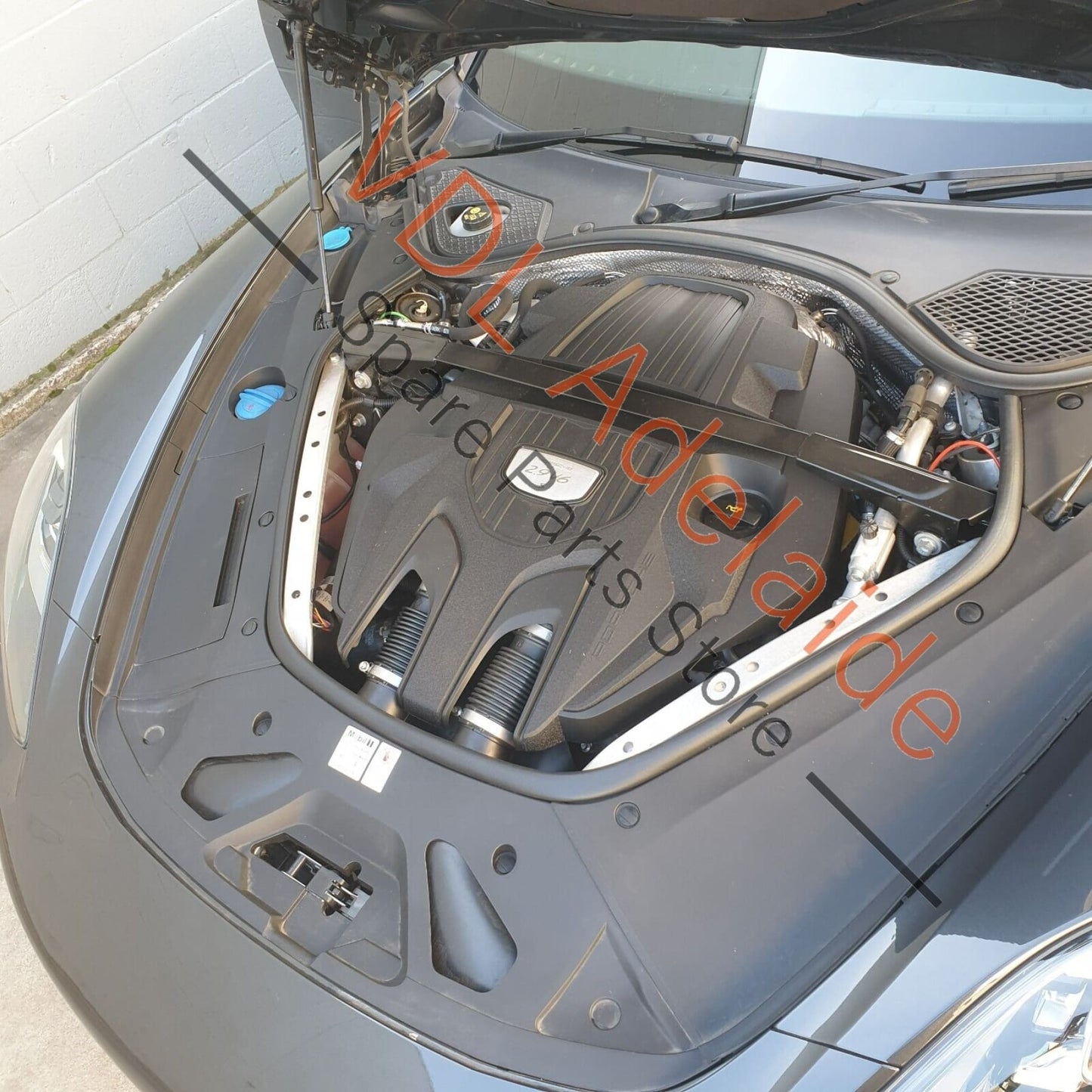 Porsche Panamera 971 Tailgate Boot Hatch Panel Chrome Inscription Porsche Badge