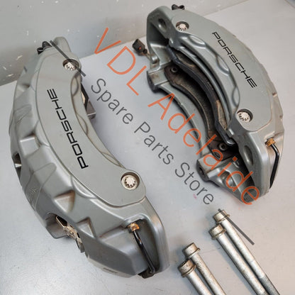 Porsche Panamera 971 Pair of Front Brembo 6 Piston Pot Brake Calipers for 390mm Disc 971615123P