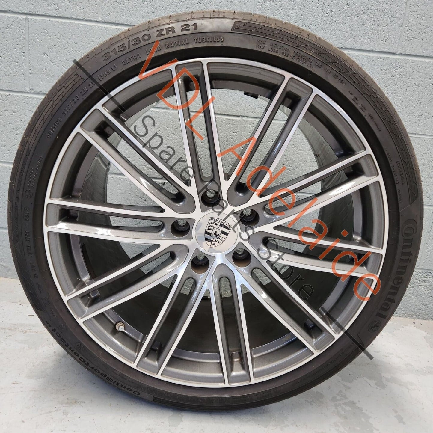 Porsche Panamera 971 Rear Alloy Wheel 21 x 11.5 ET 69 Turbo Design #02 971601025L