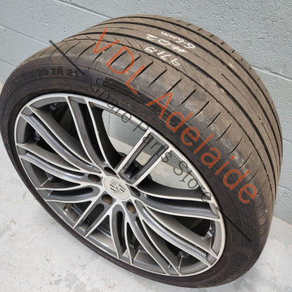 Porsche Panamera 971 Rear Alloy Wheel 21 x 11.5 ET 69 Turbo Design #02