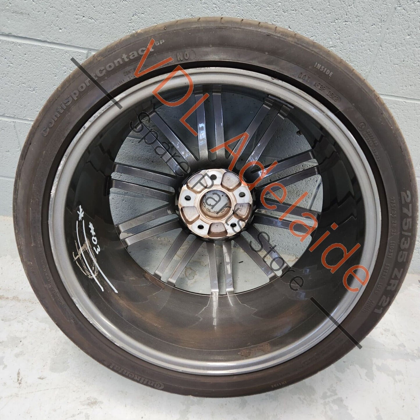 Porsche Panamera 971 Front Alloy Wheel 21 x 9.5 ET 69 Turbo Design #03