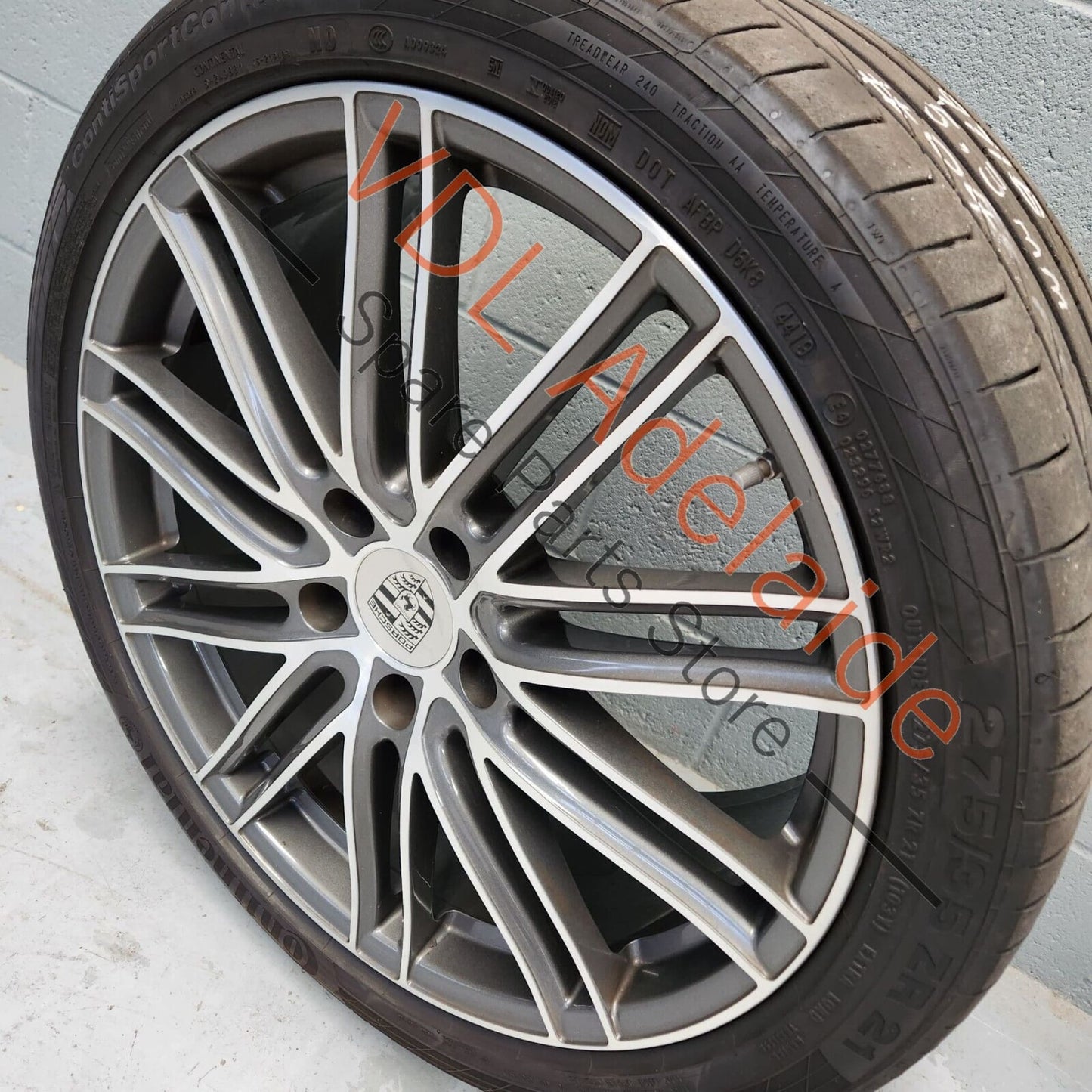 Porsche Panamera 971 Front Alloy Wheel 21 x 9.5 ET 69 Turbo Design #04