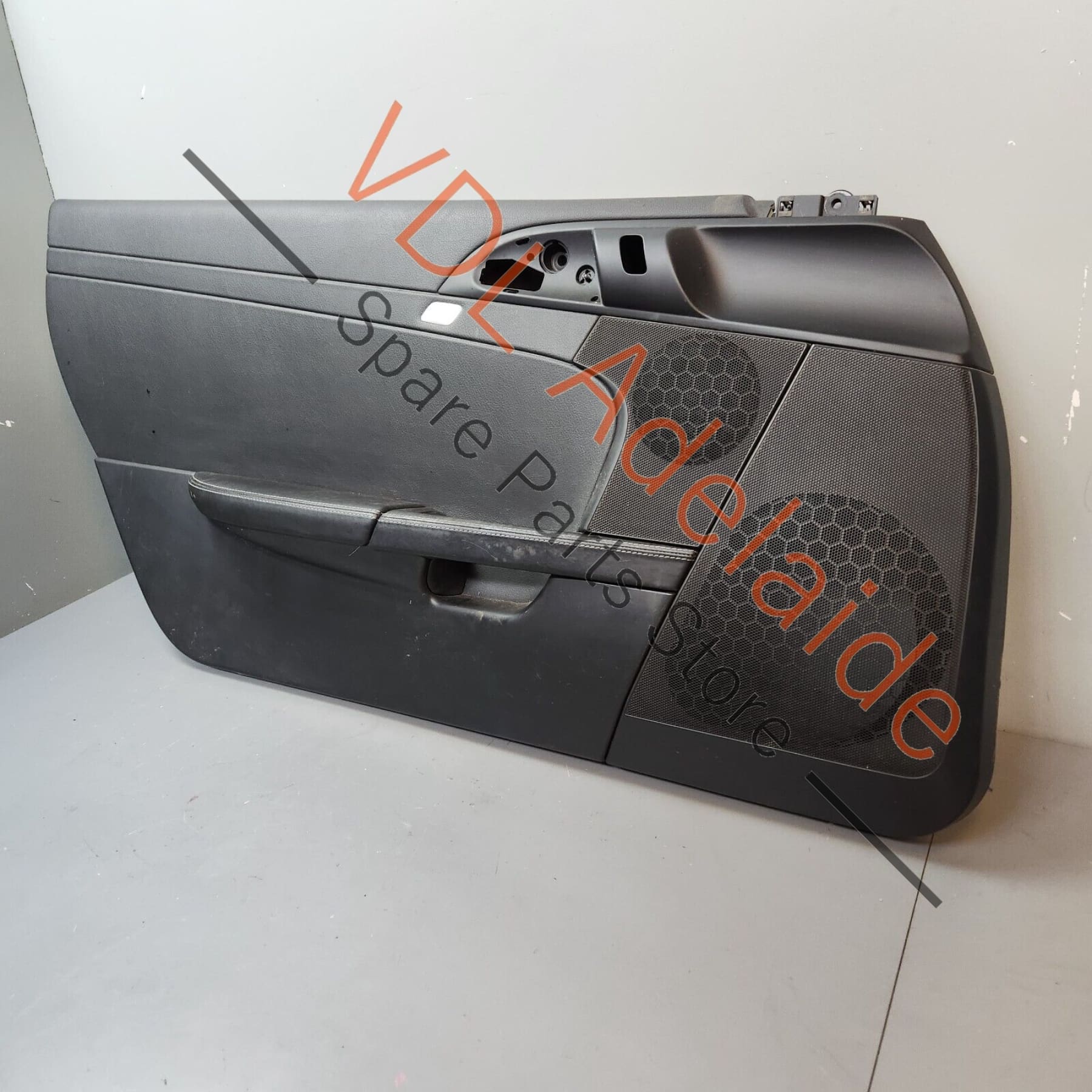 Porsche Cayman R 987 Left Side Door Panel Card Interior Trim Black Leather 987555201339L4