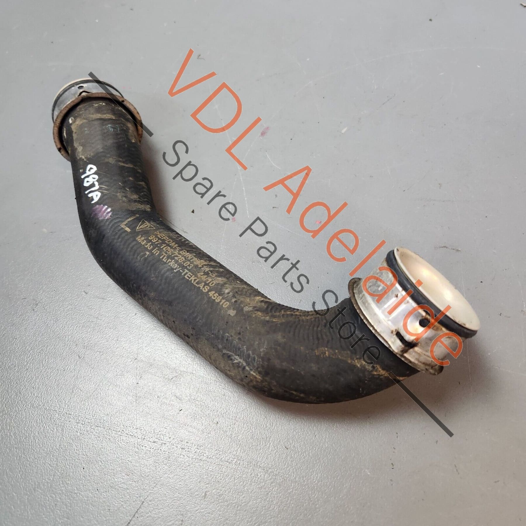 Porsche Cayman R 987 Left Coolant Return Hose Pipe 99710672803 99710672803