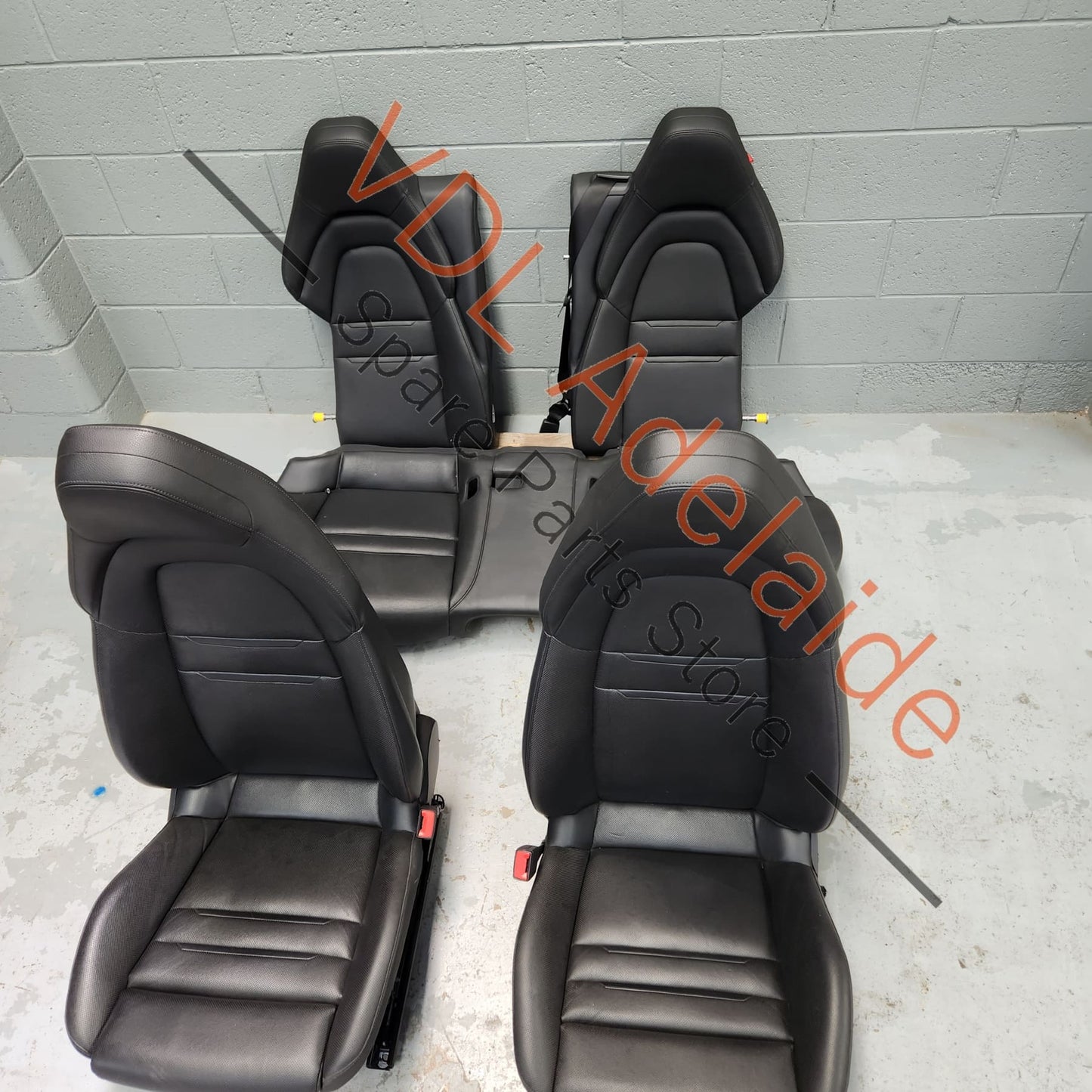 Porsche Panamera 971 2017-2020 Complete Set of Front & Rear Sports Heated Leather Seats