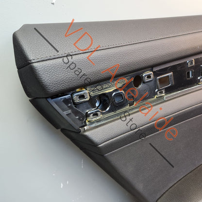 Porsche Panamera 971 2017-2020 Rear Left Side Interior Door Trim Card Sport Turismo Leather Leatherette