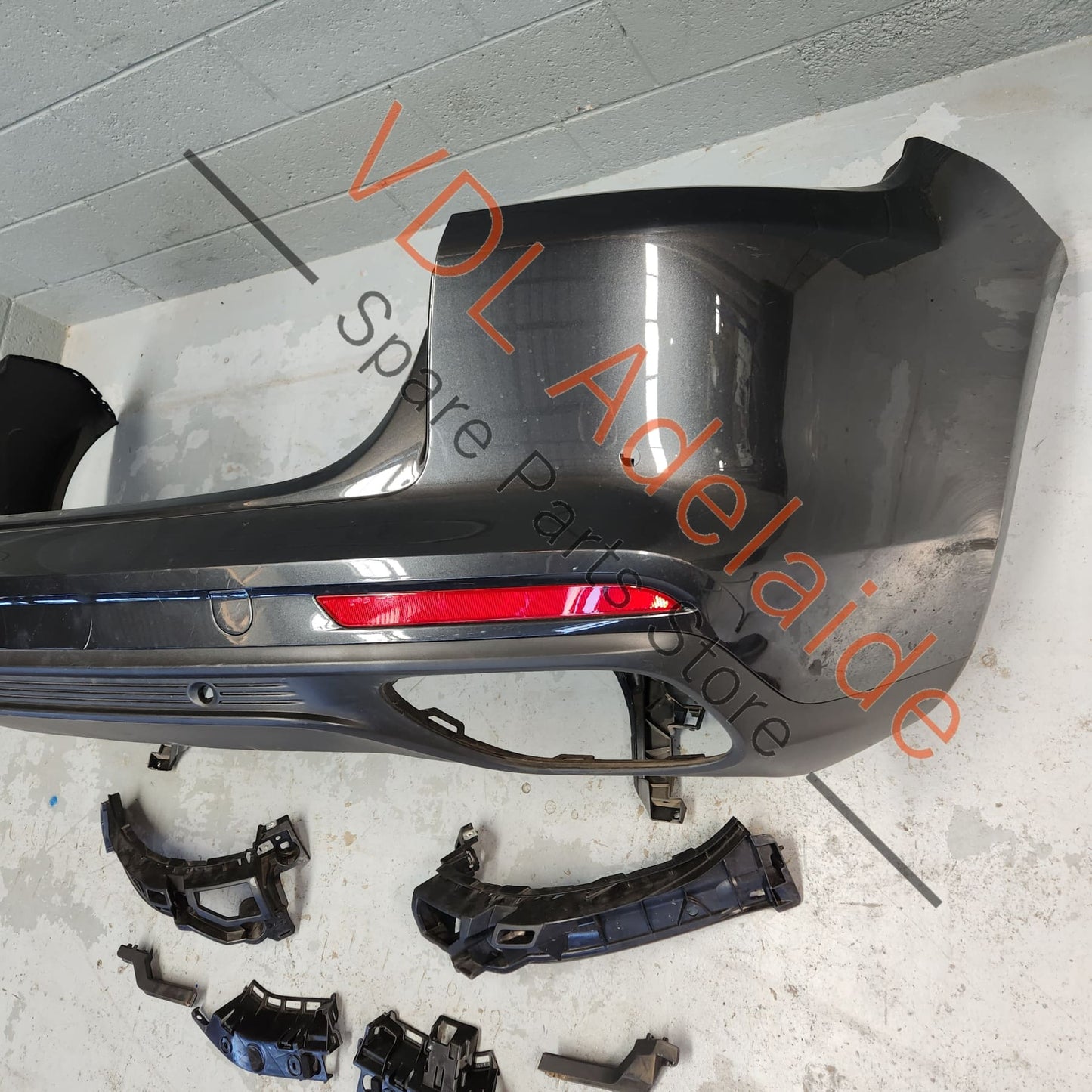 Porsche Panamera 971 2017-2020 Rear Bumper Cover, Diffuser & Mounting Brackets Assembly